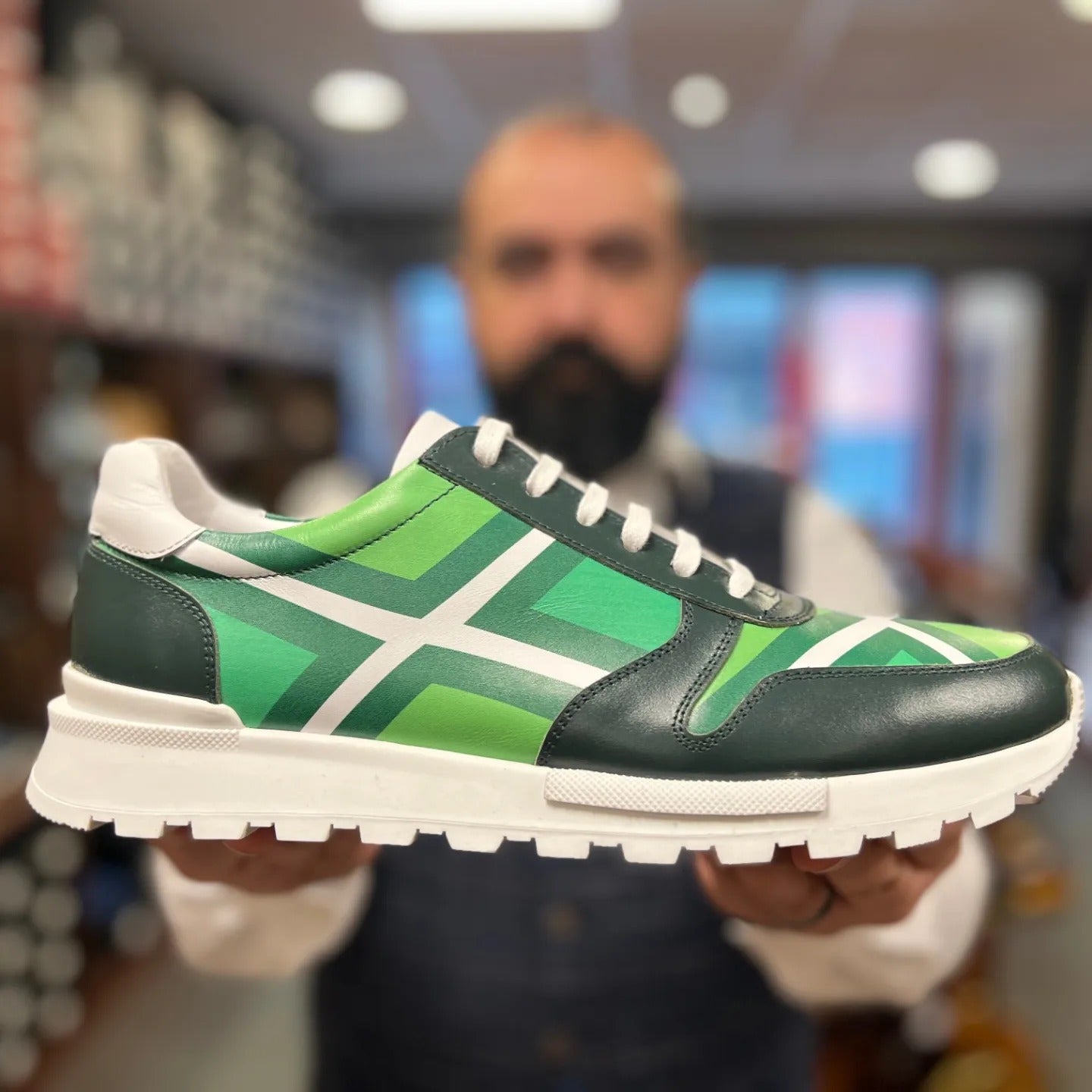Sneaker ACHTERHOEK zwart