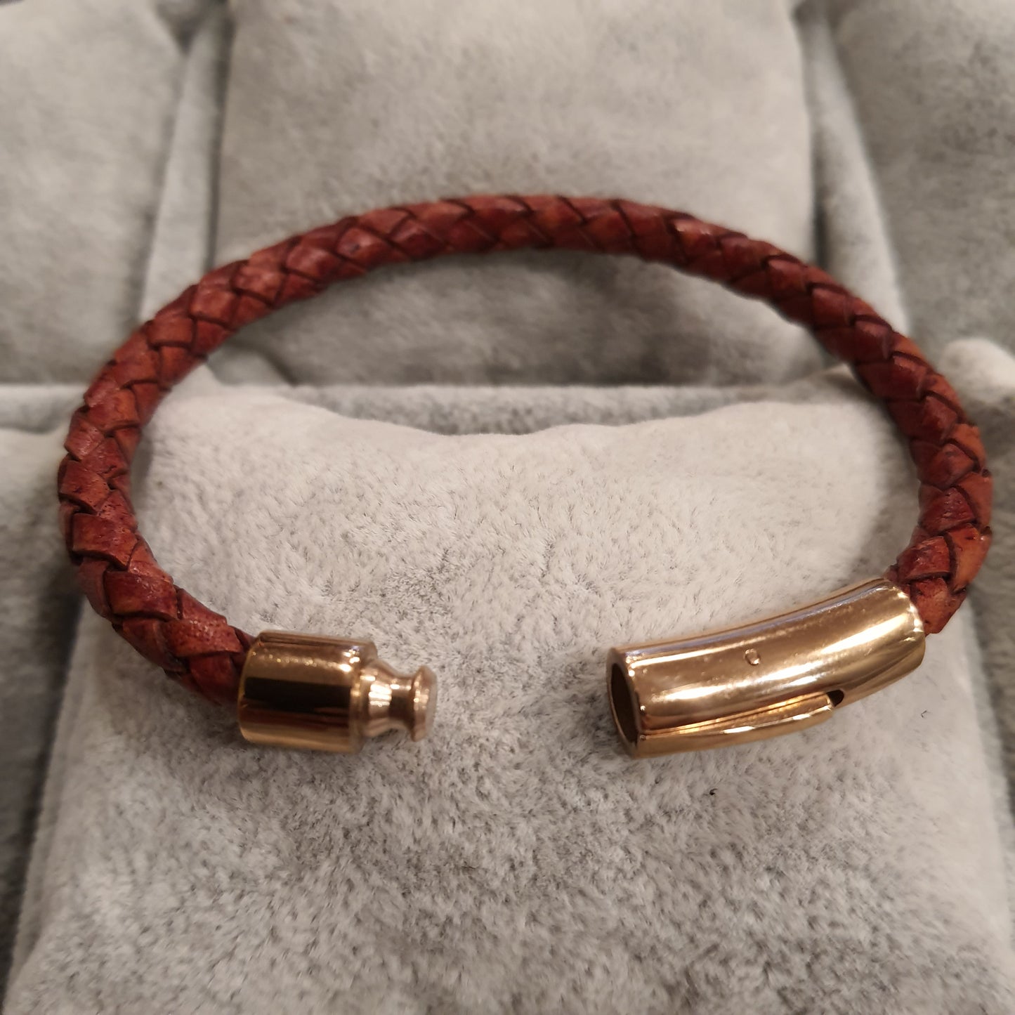 Gevlochten armband Gino - Anastasia Gold