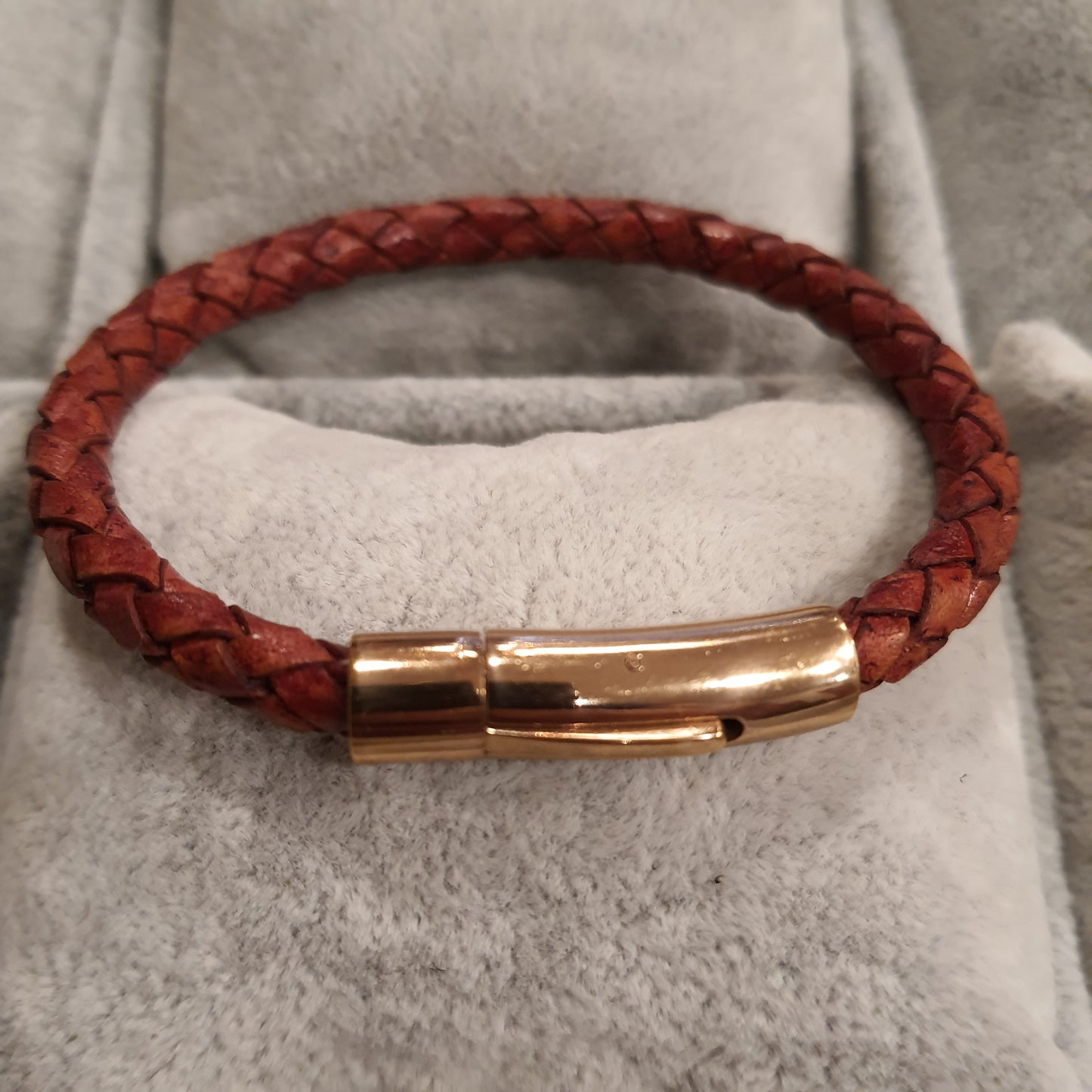 Gevlochten armband Gino - Anastasia Gold