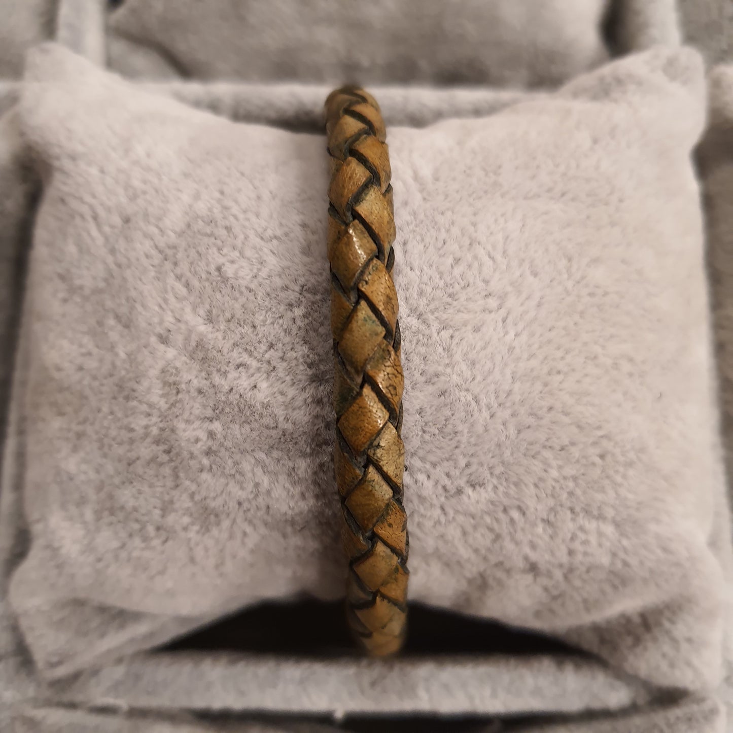 Gevlochten armband Gino - Havana Musk Gold