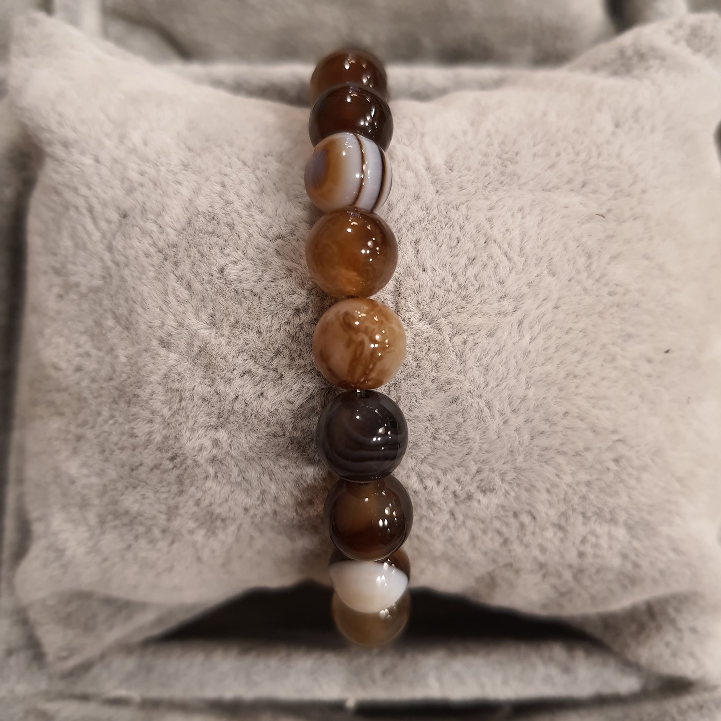 Kraal armband Rodolfo - Bruin