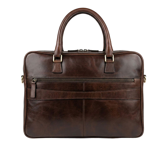 Laptoptas vintage brown MAURITS