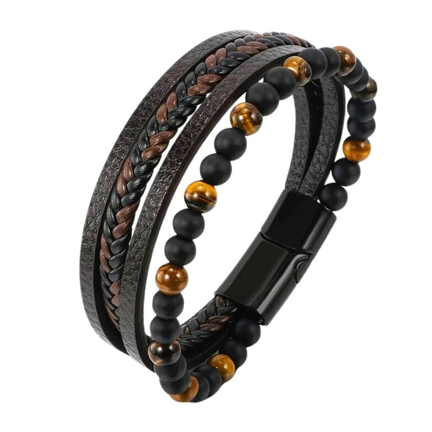 Quattro Armband RICCARDO - Bruin