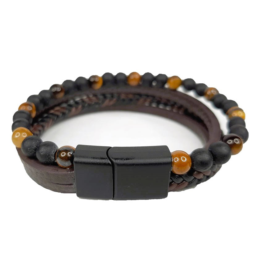 Quattro Armband RICCARDO - Bruin