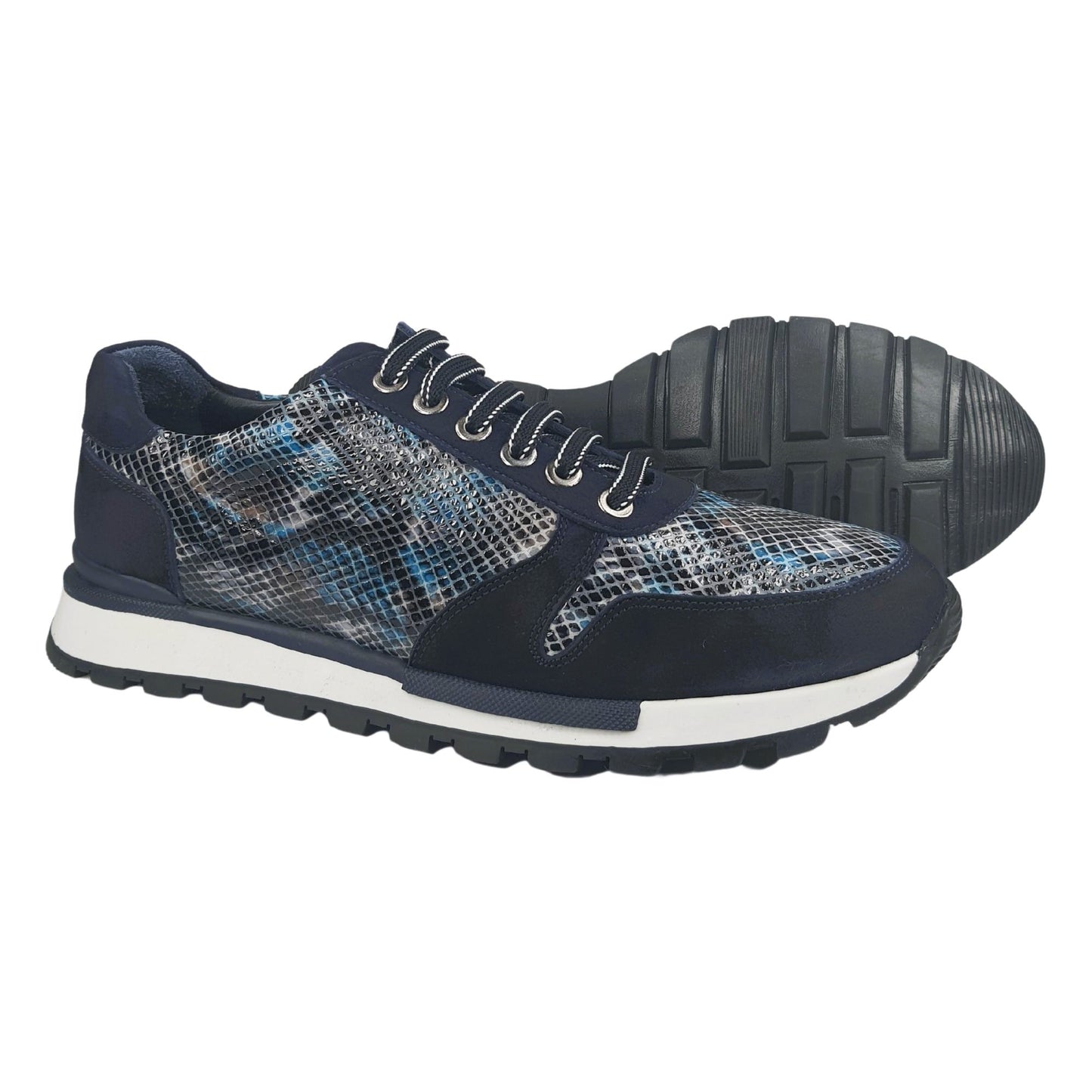 Sneaker Navy Python ROGER