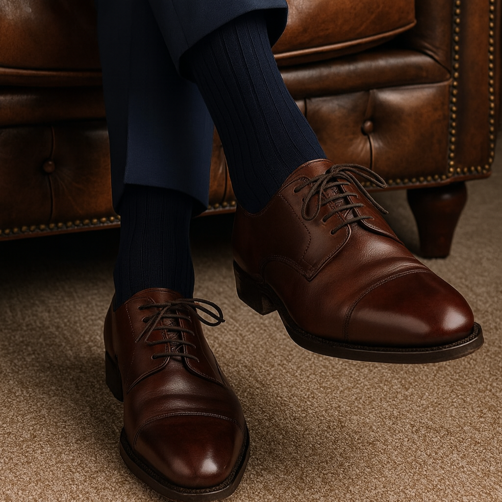 Klassieke Herensokken Navy