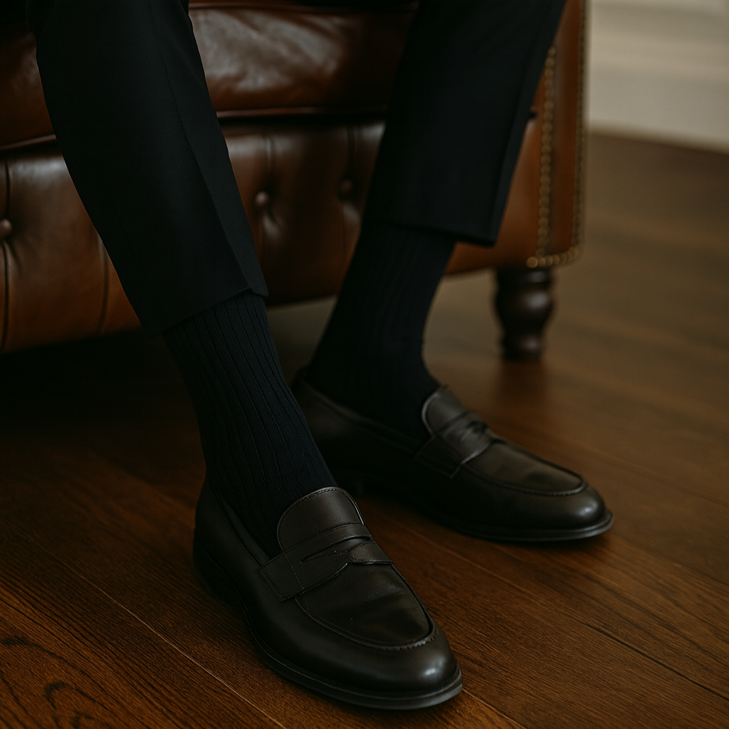 Klassische Herrensocken Schwarz