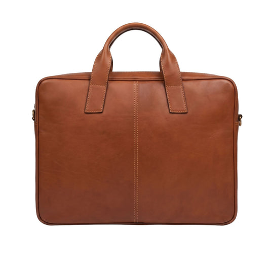 Laptoptas classic Tan BASTIAAN