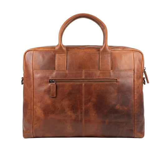 Laptoptas cognac MEES
