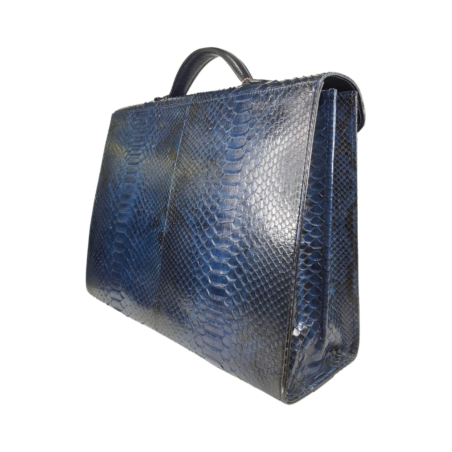 Aktetas Python Donkerblauw FRANCO