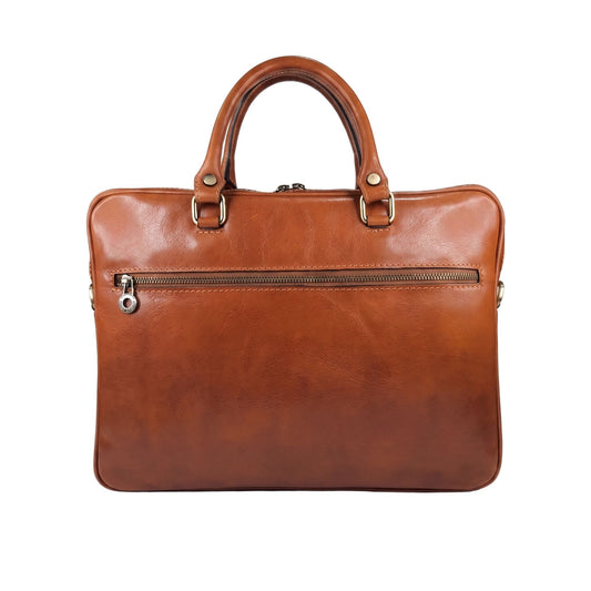 Laptoptas cognac WILLEM