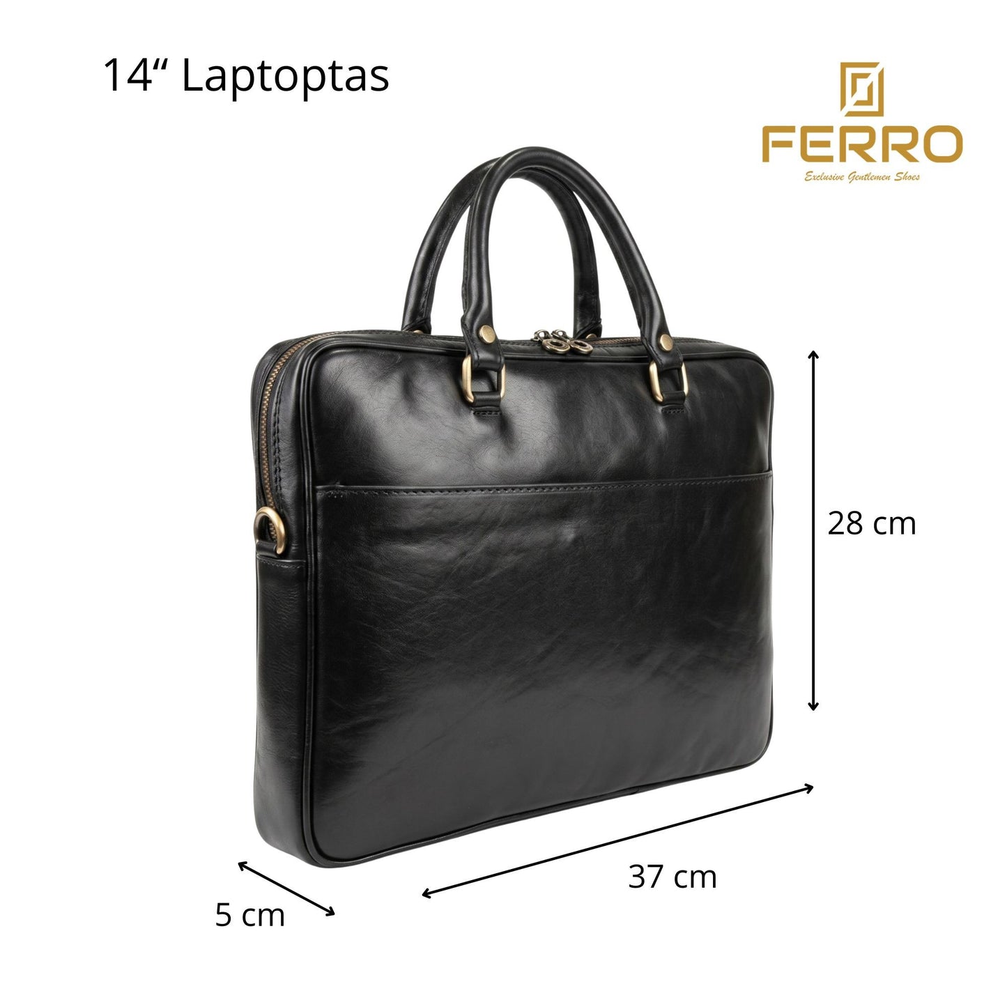Laptoptas zwart WILLEM