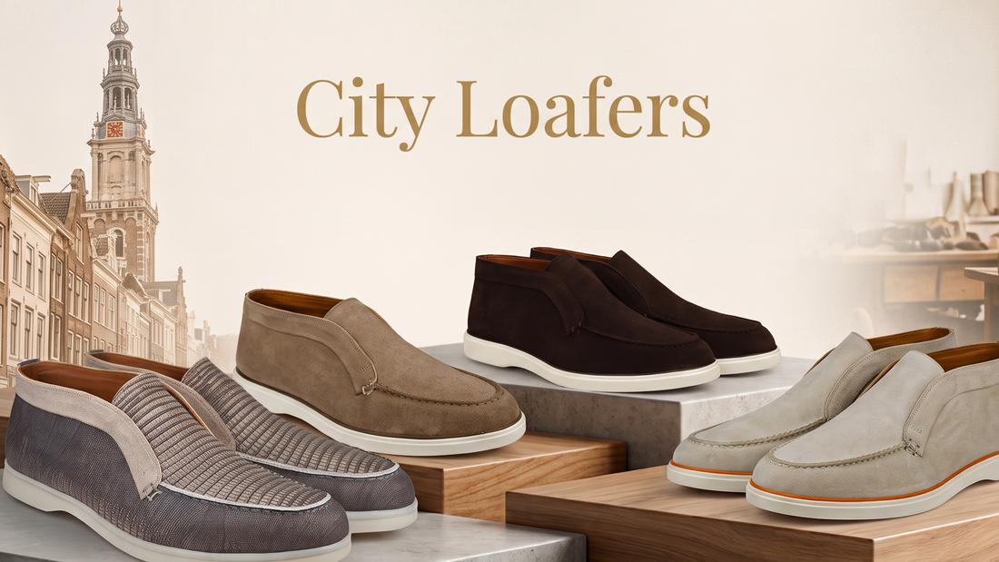 Van de Zomer tot de Winter: Waarom de Handgemaakte ‘Djani’ City Loafer de Ultieme Allrounder is voor de Gentleman