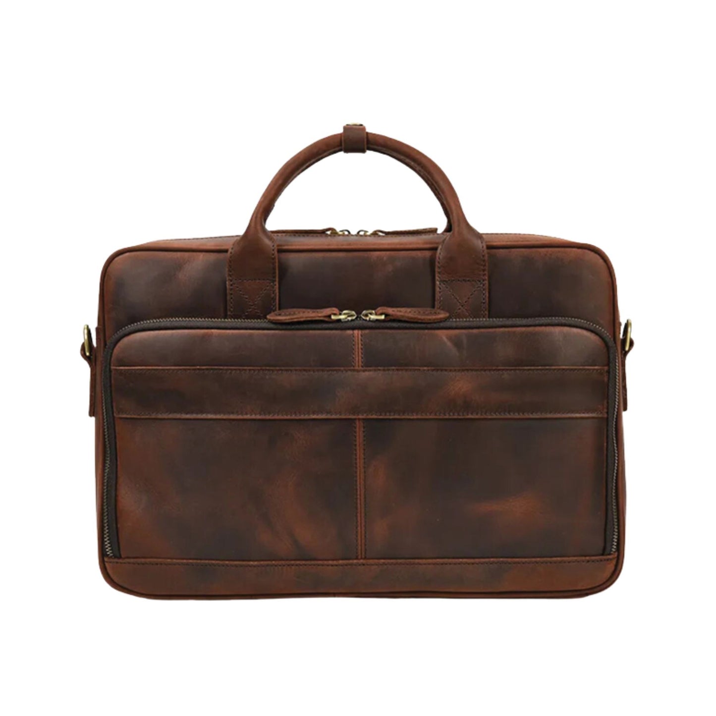 Laptoptasche dickes Leder matt BRUCE