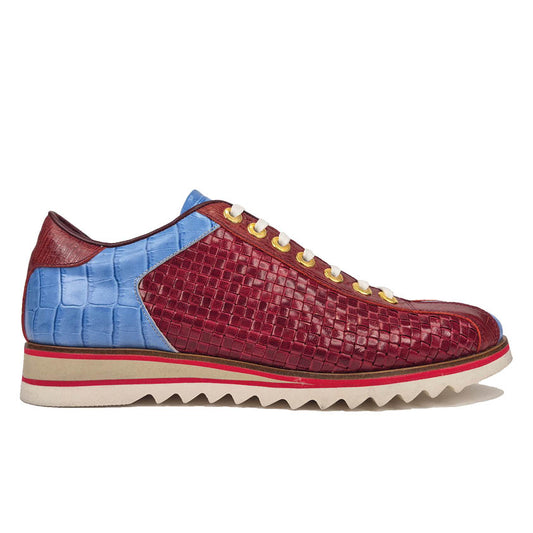 Sneaker HUNTER Bordeaux Blauw