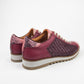 Sneaker HUNTER Bordeaux Vlecht