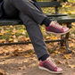 Sneaker HUNTER Bordeaux Vlecht