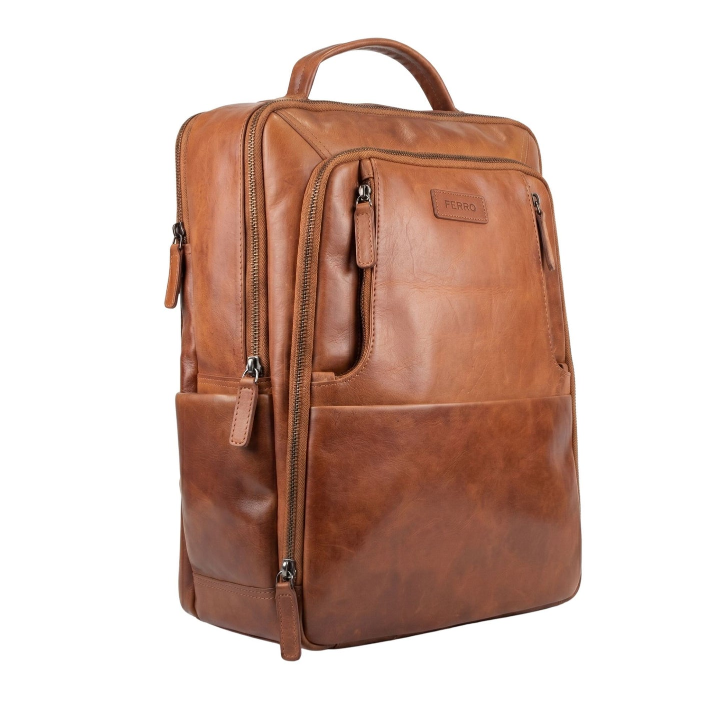 Rugzak cognac KAREL