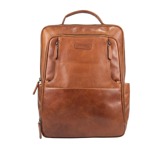 Rugzak cognac KAREL