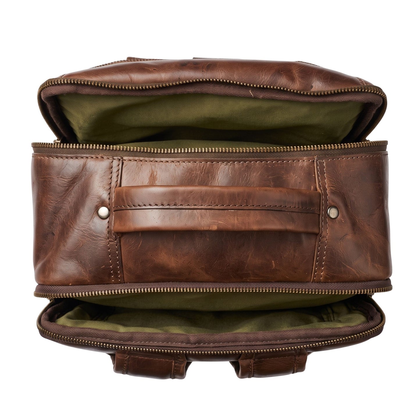 Rugzak vintage brown KAREL