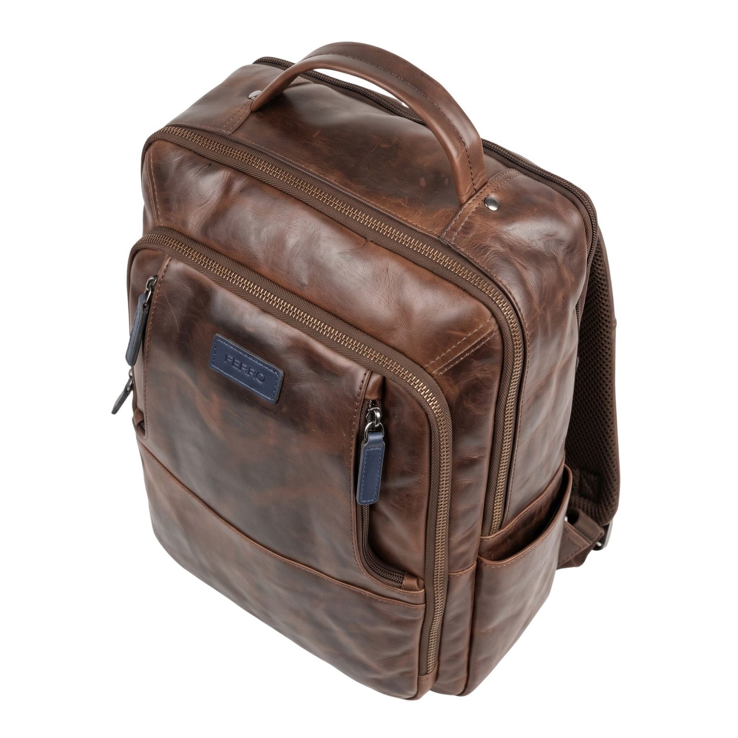 Rugzak vintage brown KAREL