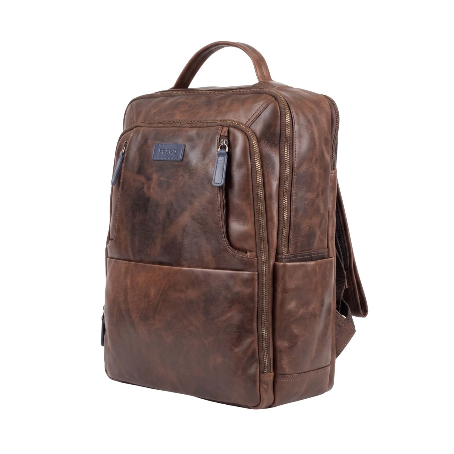 Rugzak vintage brown KAREL