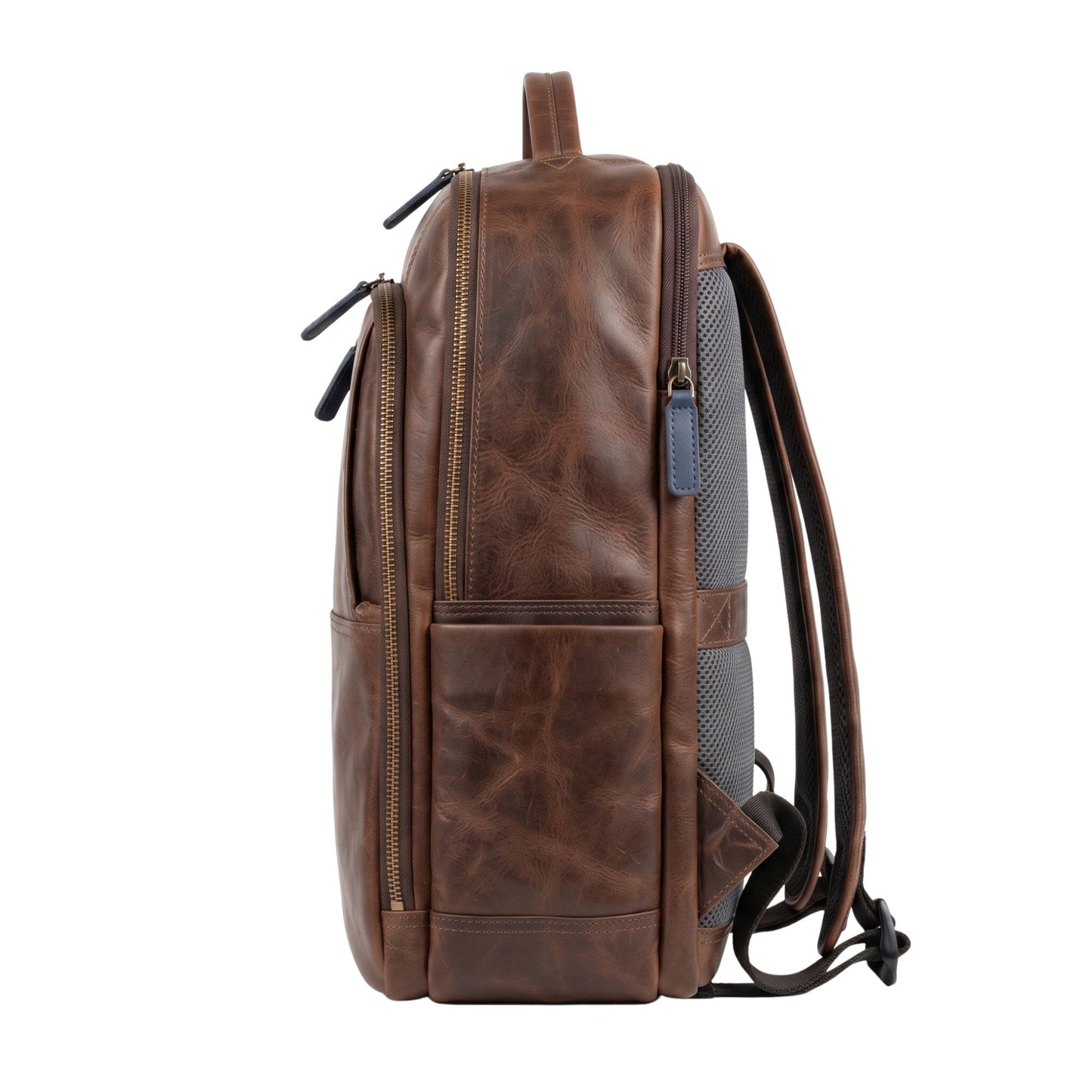 Rugzak vintage brown KAREL