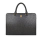 Aktentasche Schwarz Geflochten MATTEO 