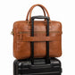Laptoptas cognac MAURITS