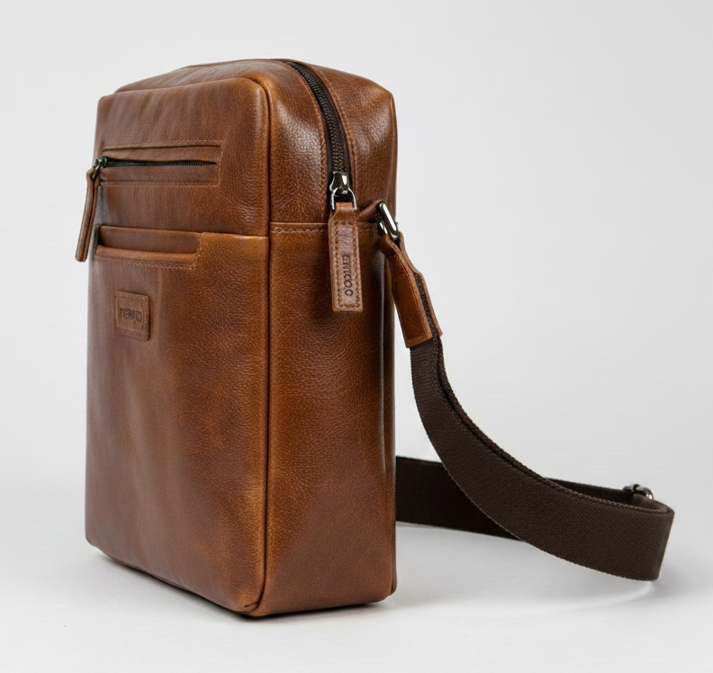 Schoudertas NOUD Cognac