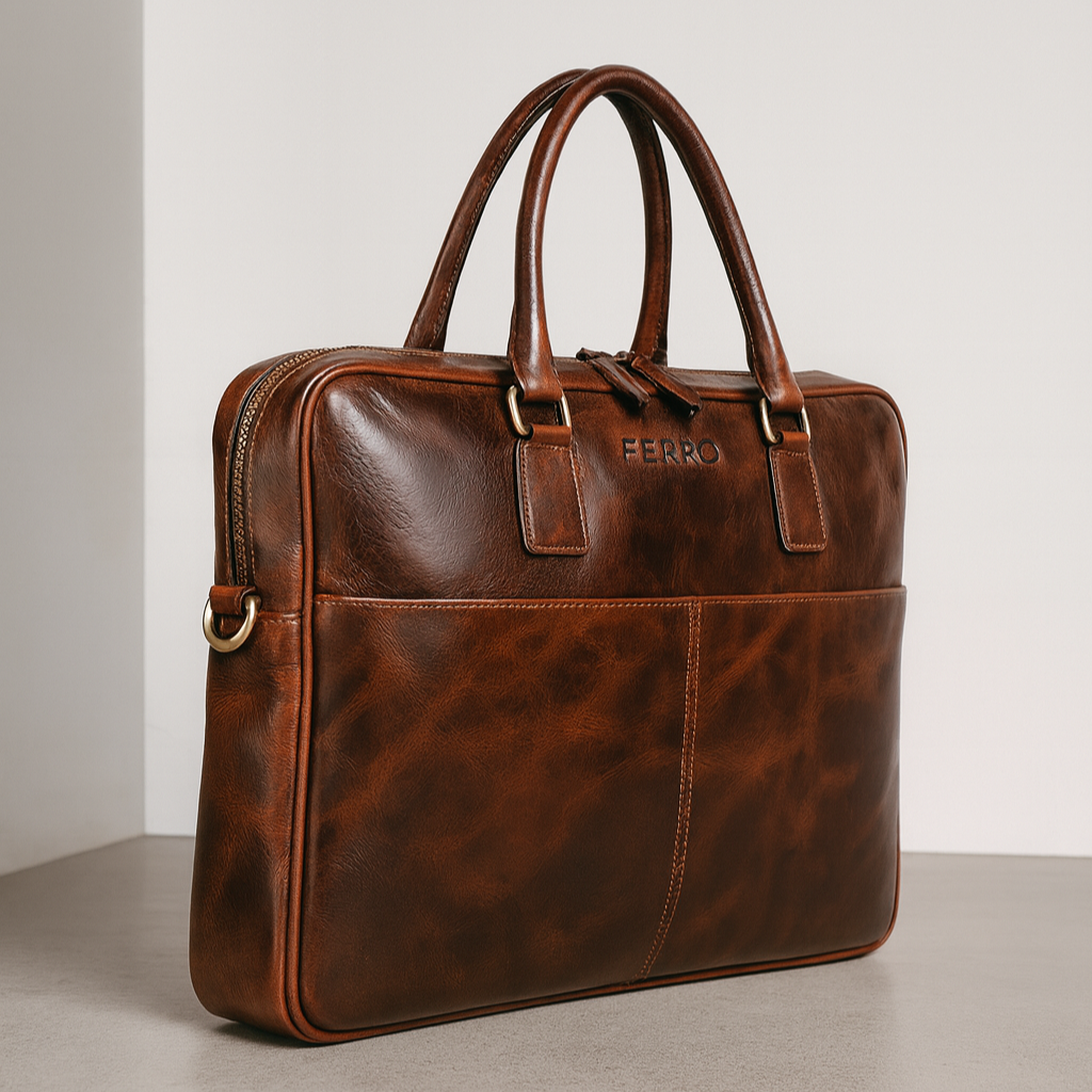Aktetas cognac PAUL