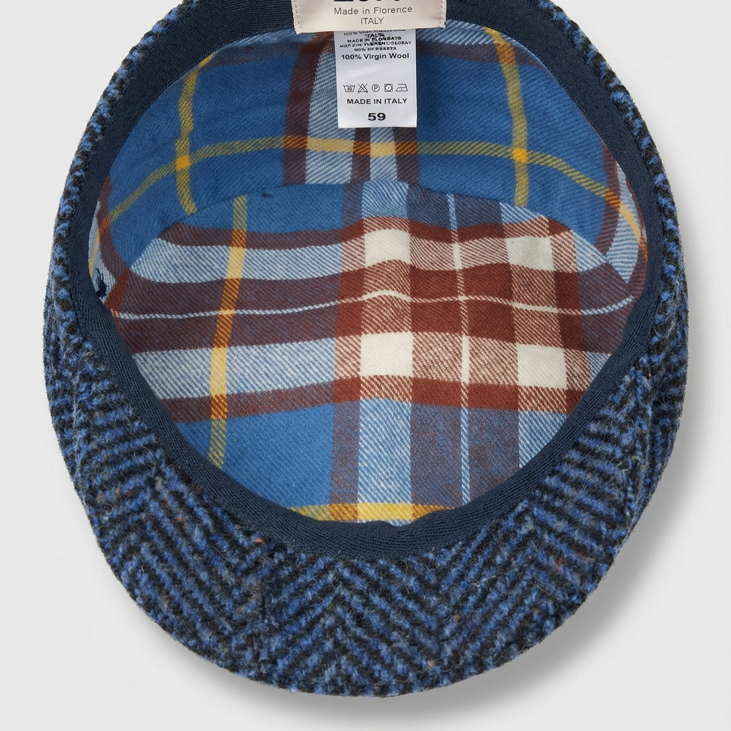 Flat Cap HARRISON Blauw