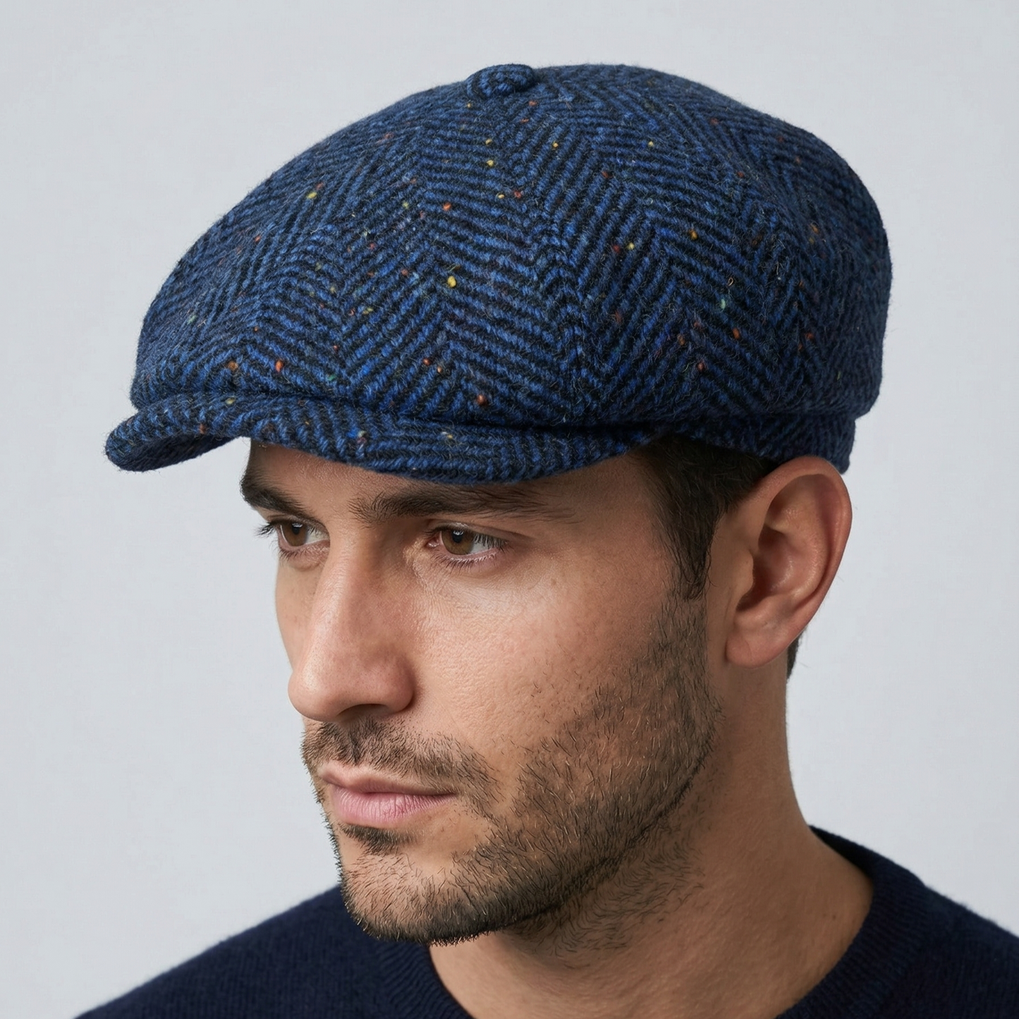 Flat Cap HARRISON Blauw
