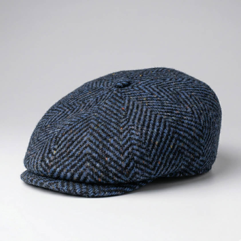 Flat Cap HARRISON Blauw