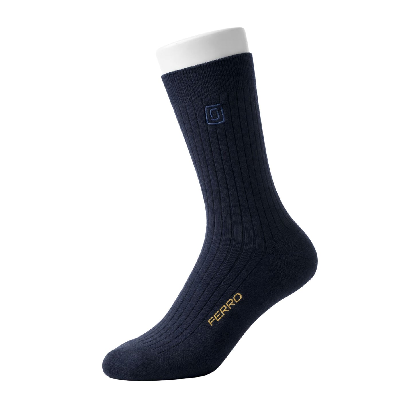 Klassische Herrensocken Marineblau