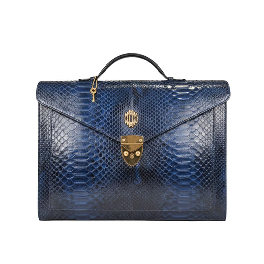 Aktetas Python Donkerblauw FRANCO
