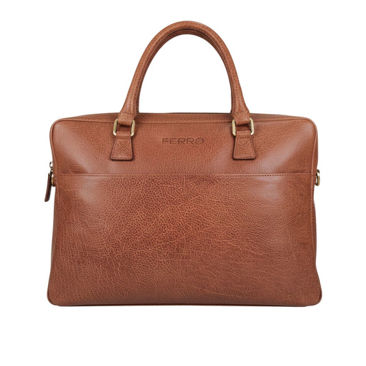 Laptoptas cognac JESSE