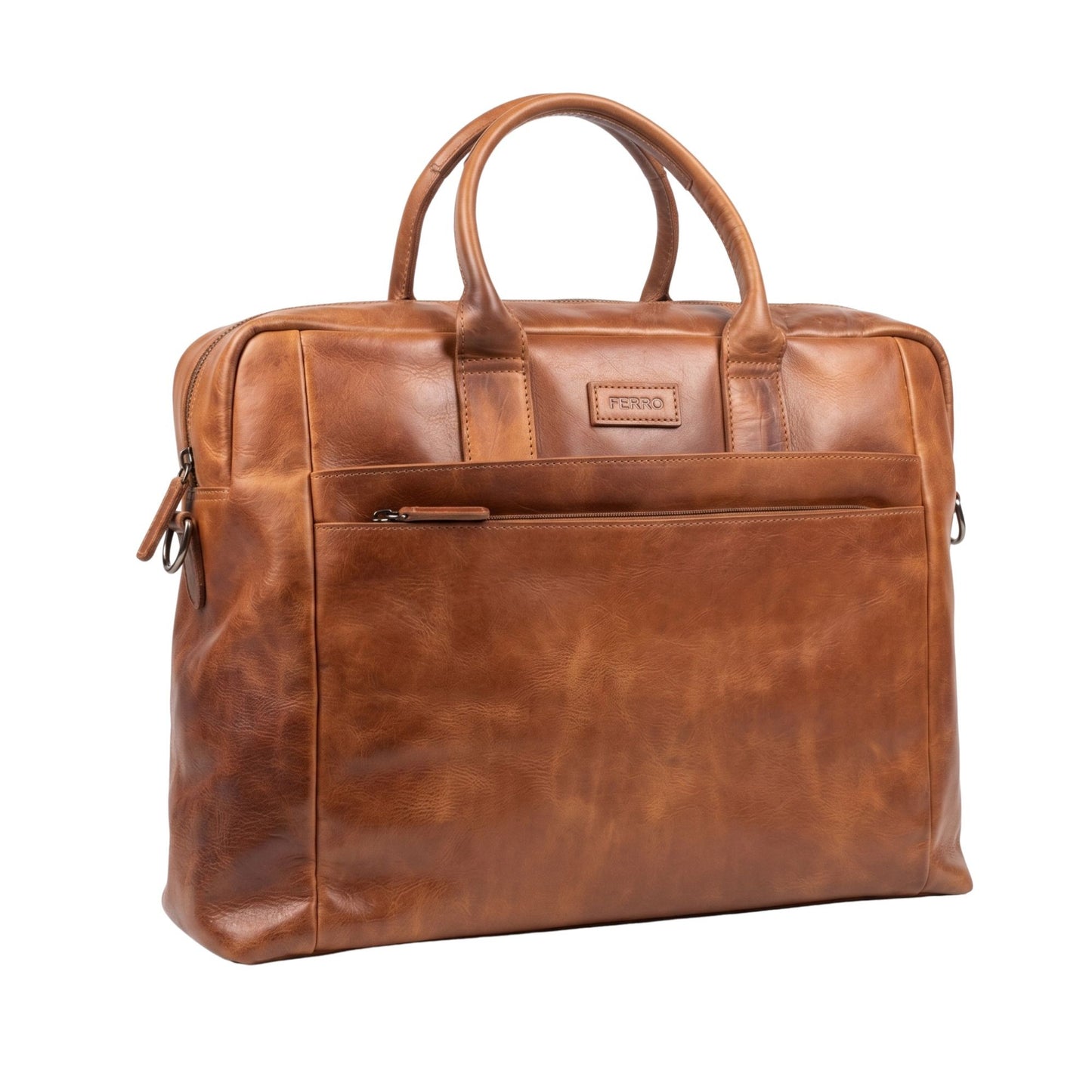 Laptoptas cognac MEES