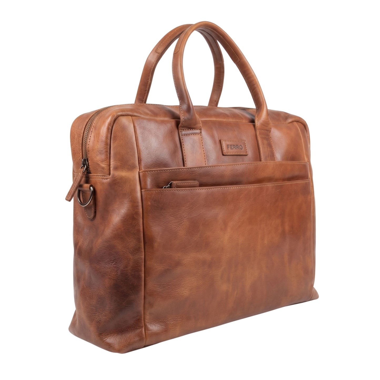 Laptoptas cognac MEES