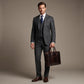 Aktetas dark-cognac TEUN