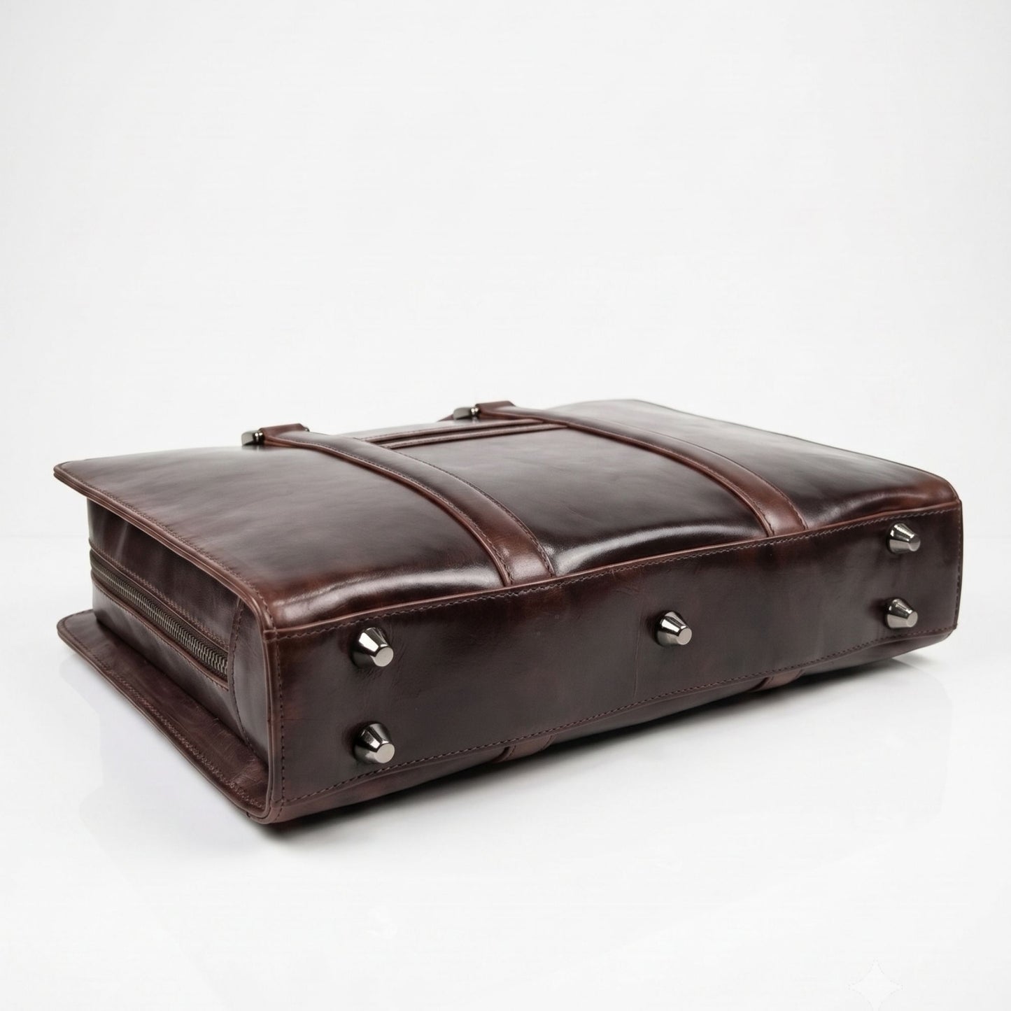 Aktetas dark-cognac TEUN