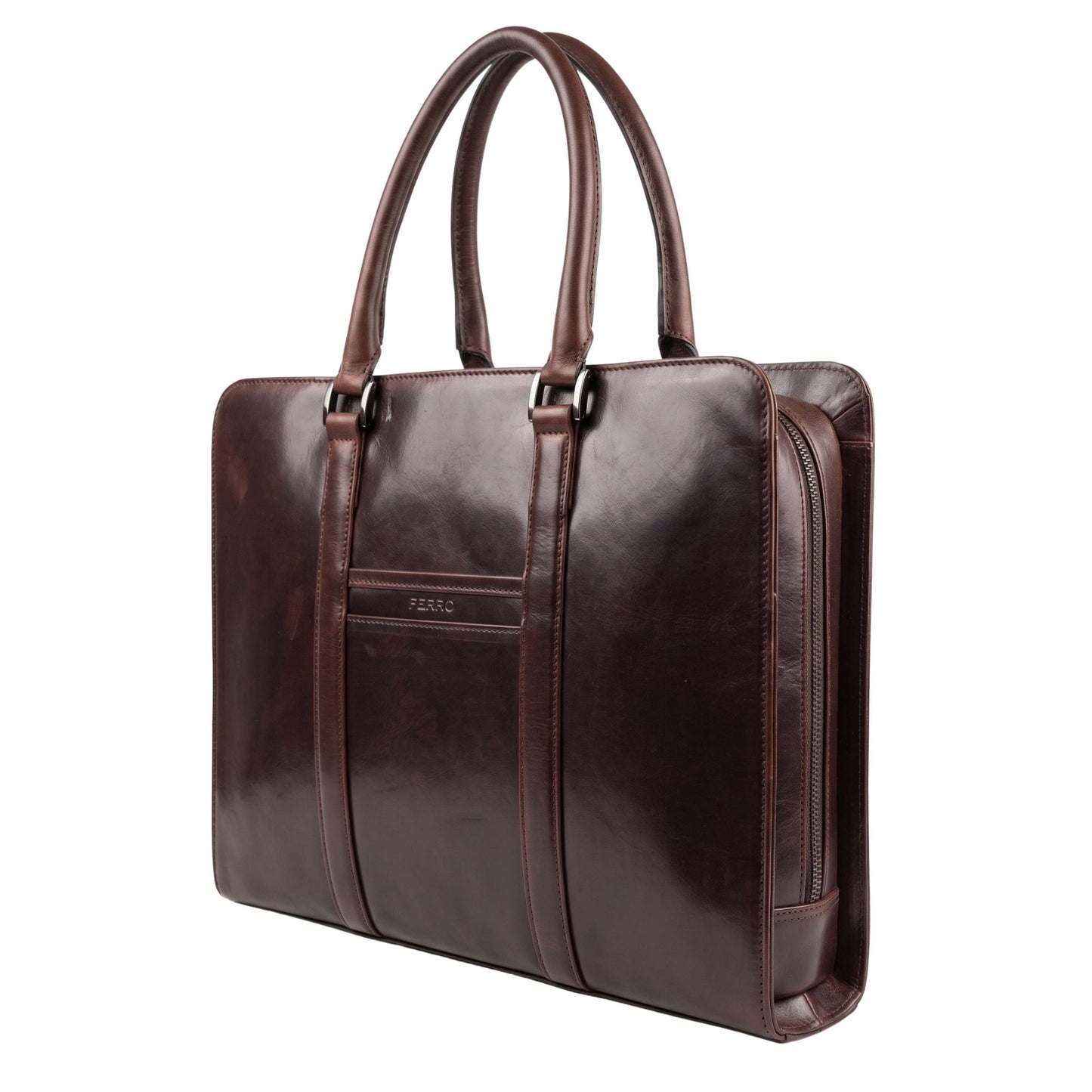 Aktetas dark-cognac TEUN