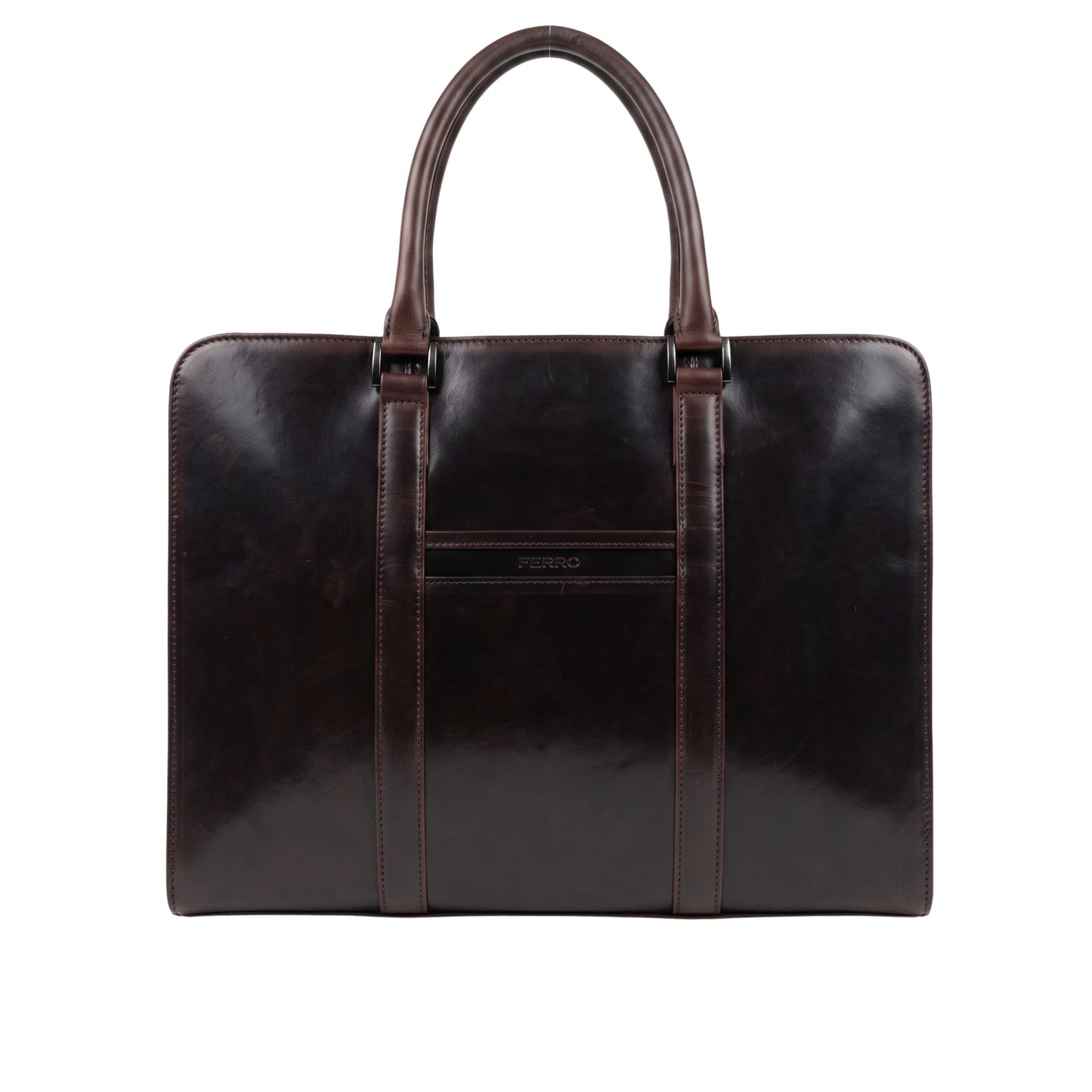 Aktetas dark-cognac TEUN