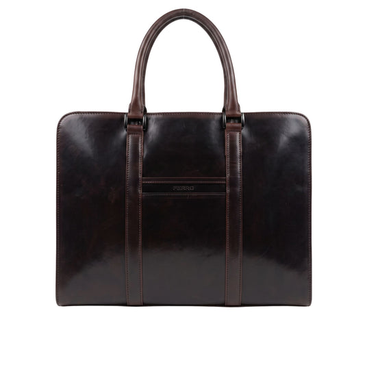 Aktetas dark-cognac TEUN
