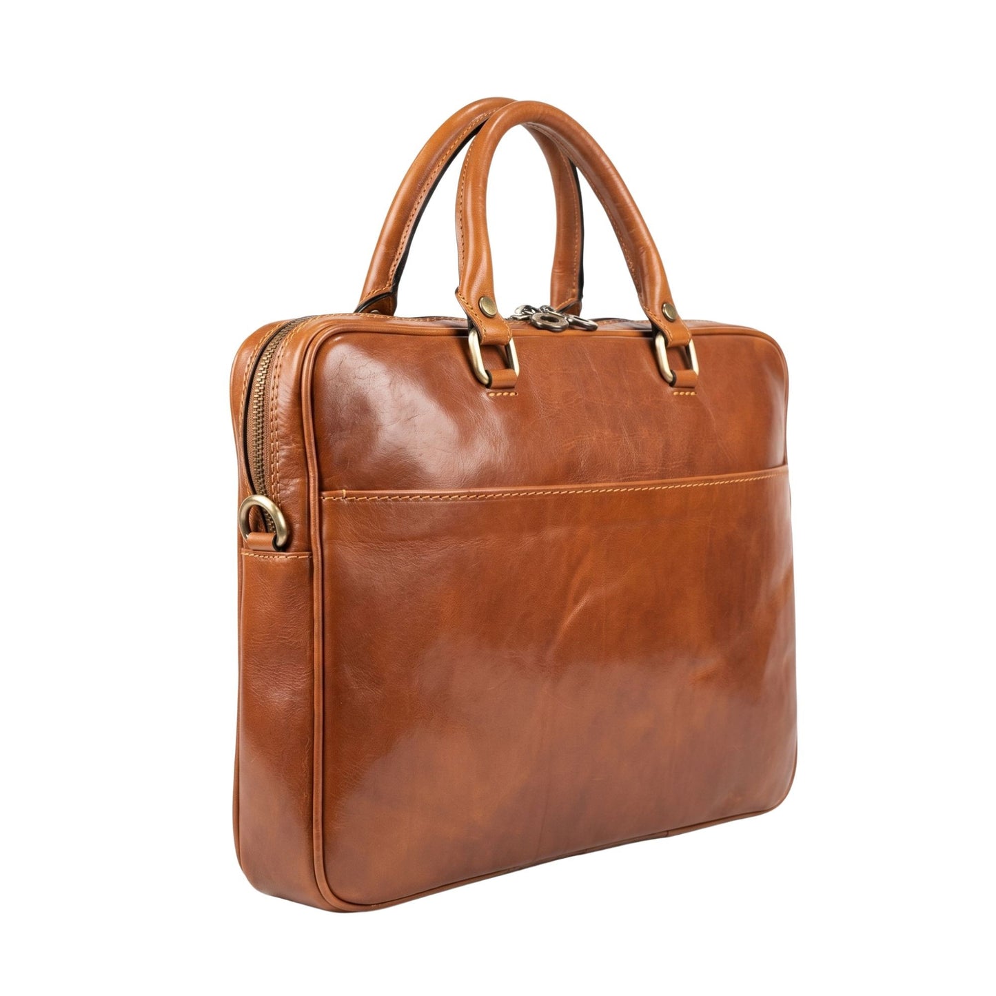 Laptoptas cognac WILLEM