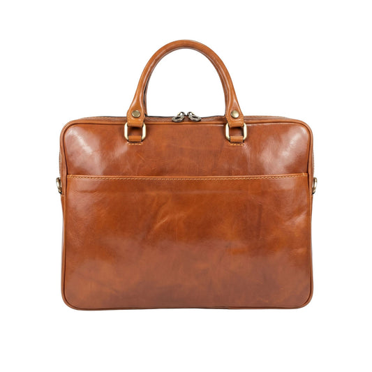Laptoptas cognac WILLEM