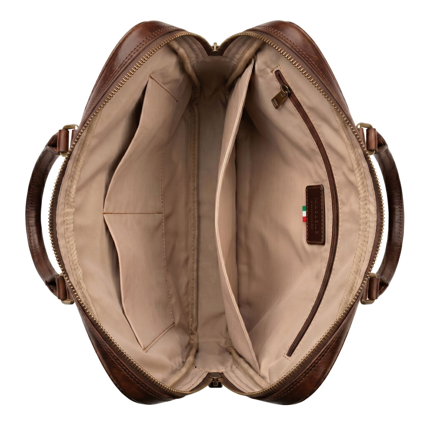 Laptoptas dark-cognac WILLEM