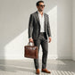 Laptoptas dark-cognac WILLEM
